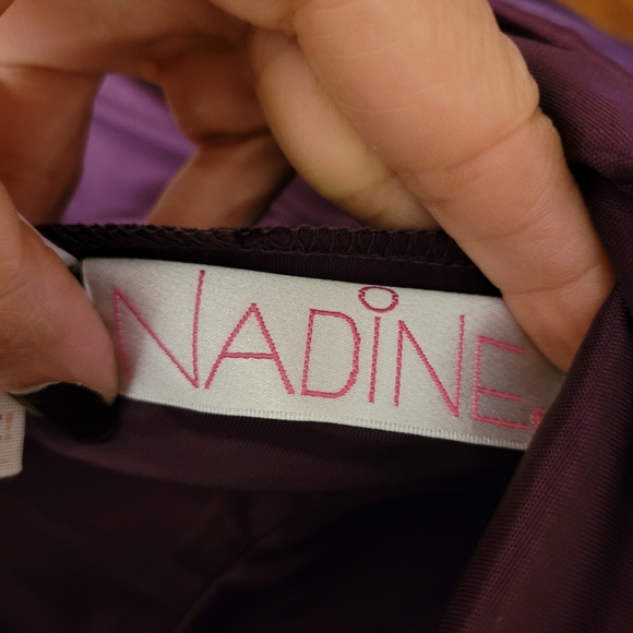 Purple Ombre Strapless Formal Gown - Picture 7 of 7